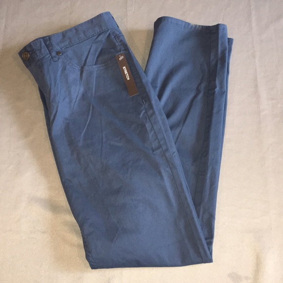 Micheal Kors Denim Blue Parker Slim Fit Pants 30 - Picture 3 of 8